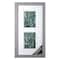 Gallery 2 Opening Grey Frame with Double Mat by Studio Décor®